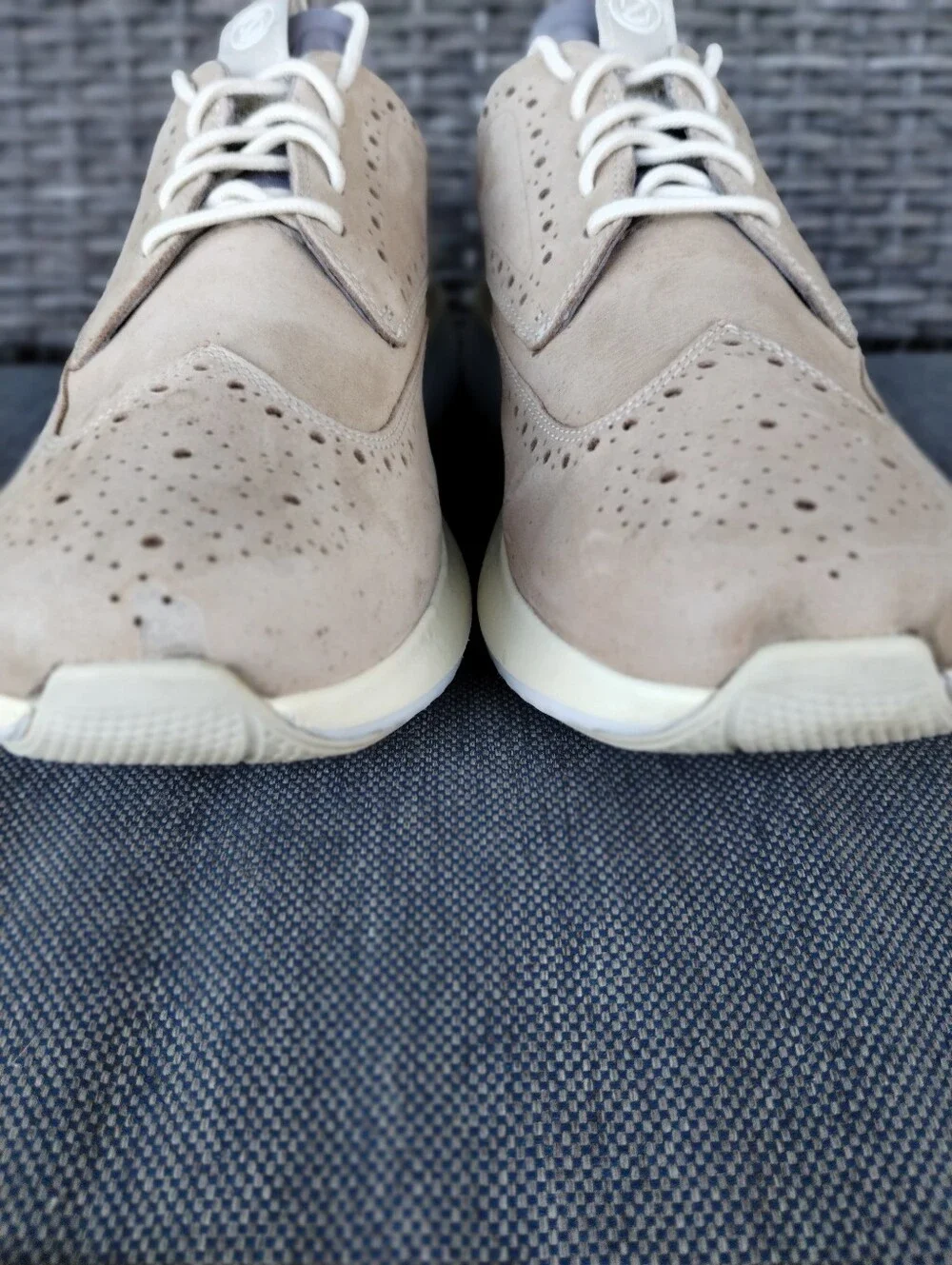Cole Haan ZERØGRAND Changepace Wingtip Sneakers Men’s 11 Birch Nubuck